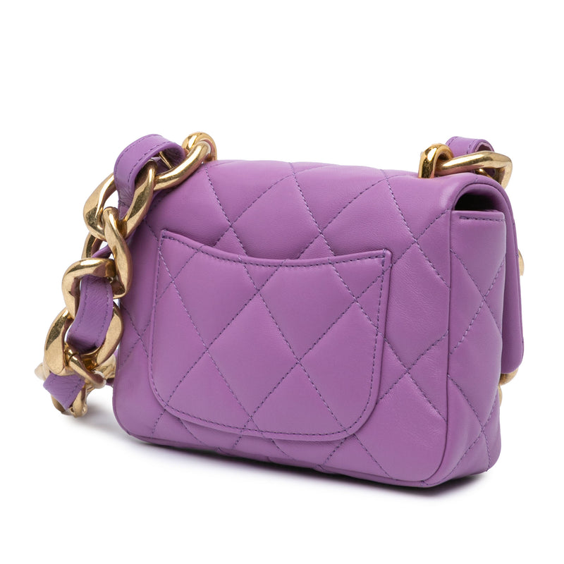 Mini Quilted Lambskin Funky Town Flap - Image 2