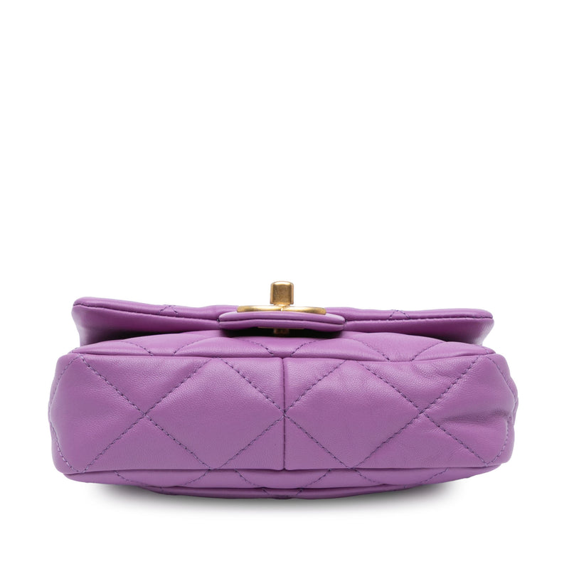 Mini Quilted Lambskin Funky Town Flap - Image 3