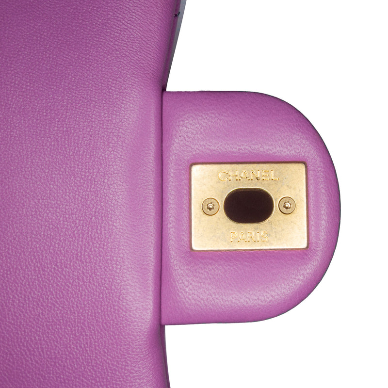 Mini Quilted Lambskin Funky Town Flap - Image 8