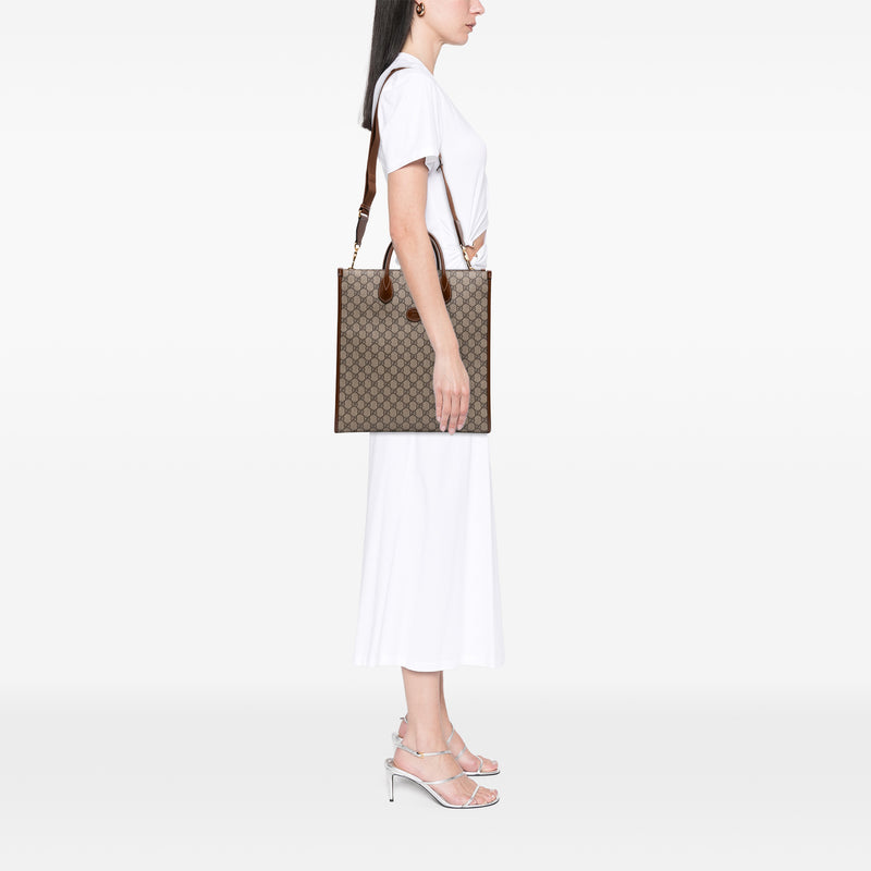 Medium GG Supreme Interlocking G Tote - Image 6