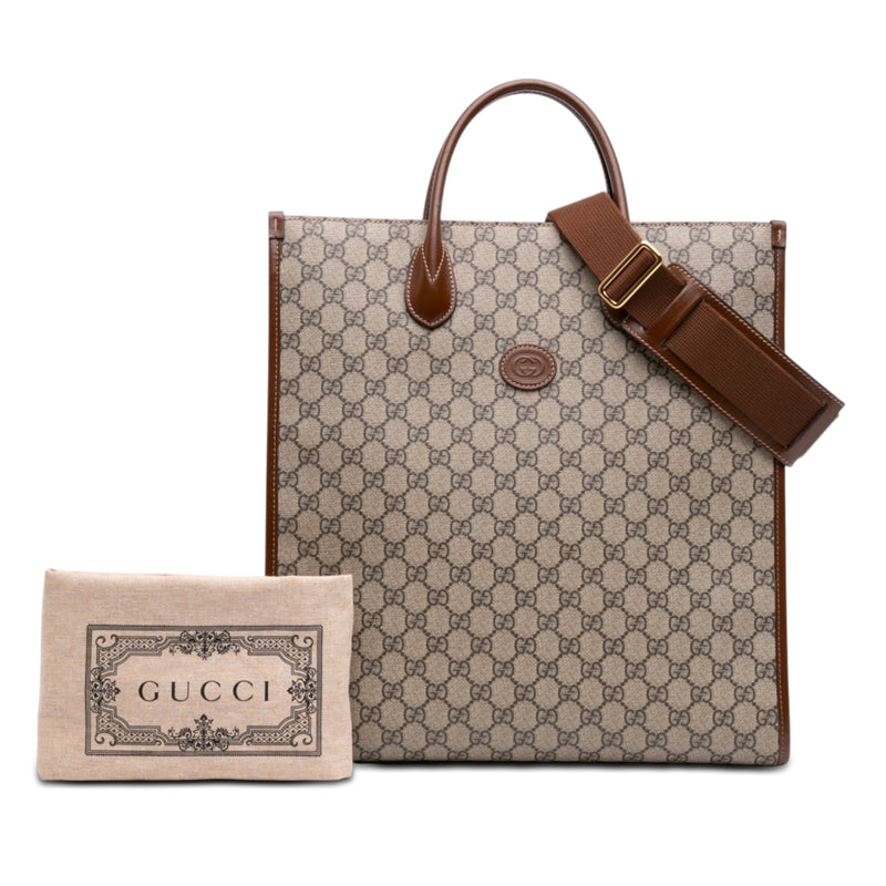 Medium GG Supreme Interlocking G Tote - Image 7