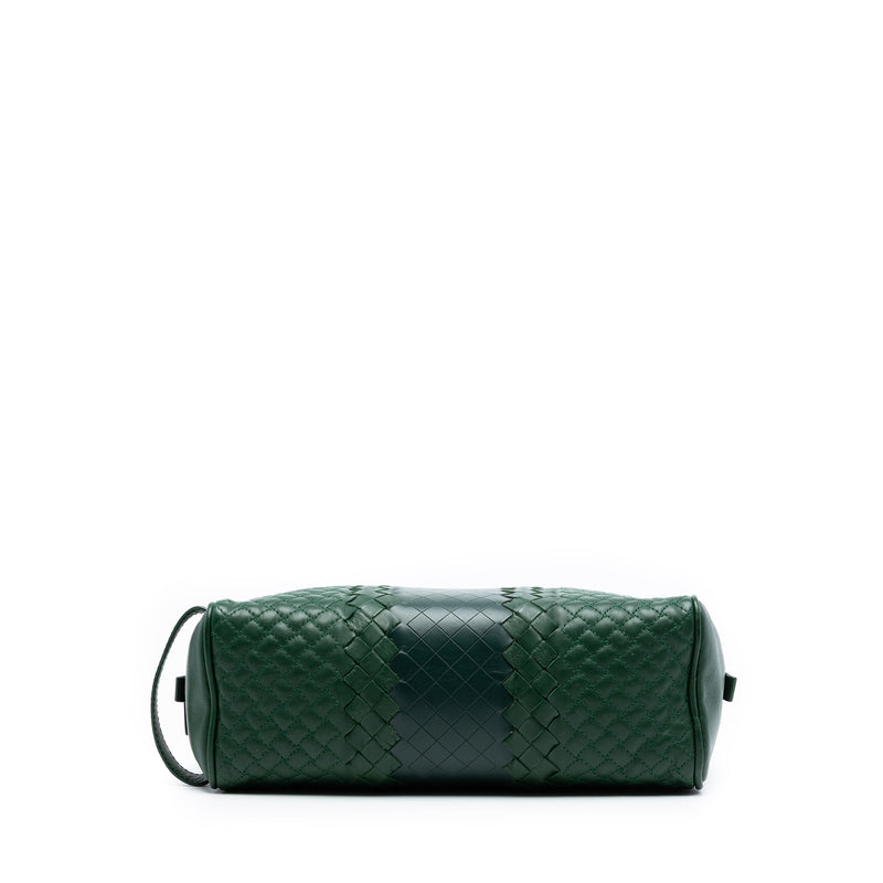 Bicolor Nappa Intrecciato Pouch - Image 3