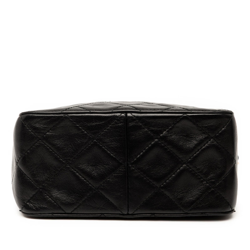 CC Quilted Lambskin Turnlock Handbag - Image 3