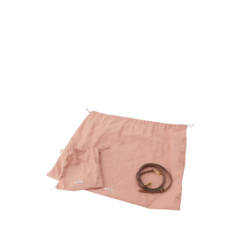 Leather Trimmed Embroidered Mesh Top Handle Bag - Image 12