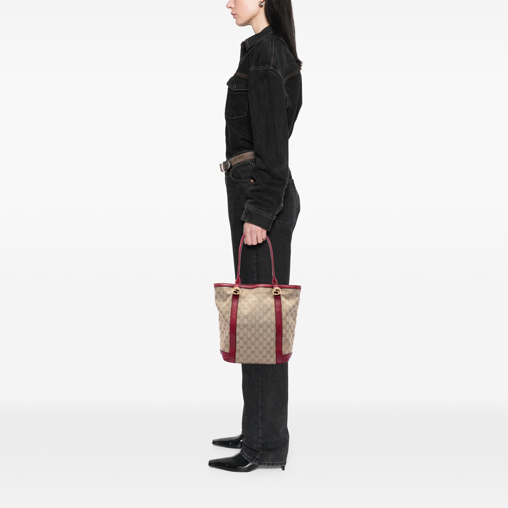 GG Canvas Twins Tote - Image 7