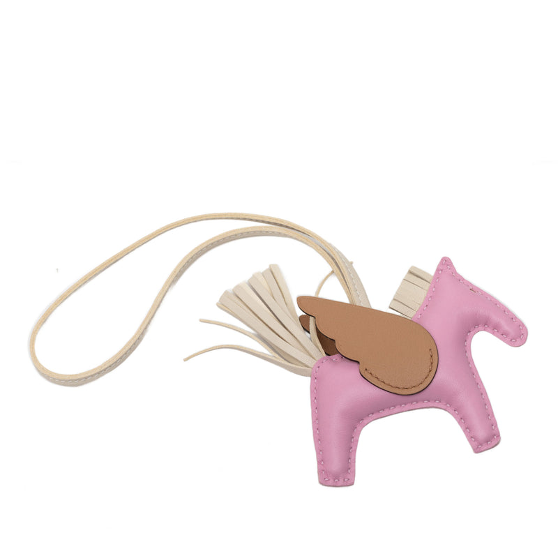 Milo lambskin and Swift Calfskin Rodeo Pegase Bag Charm PM - Image 2