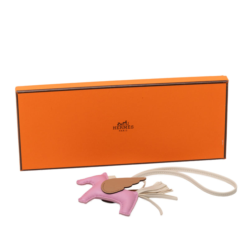 Milo lambskin and Swift Calfskin Rodeo Pegase Bag Charm PM - Image 7