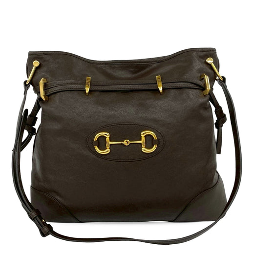 Leather Horsebit 1955 Drawstring Crossbody - Image 1