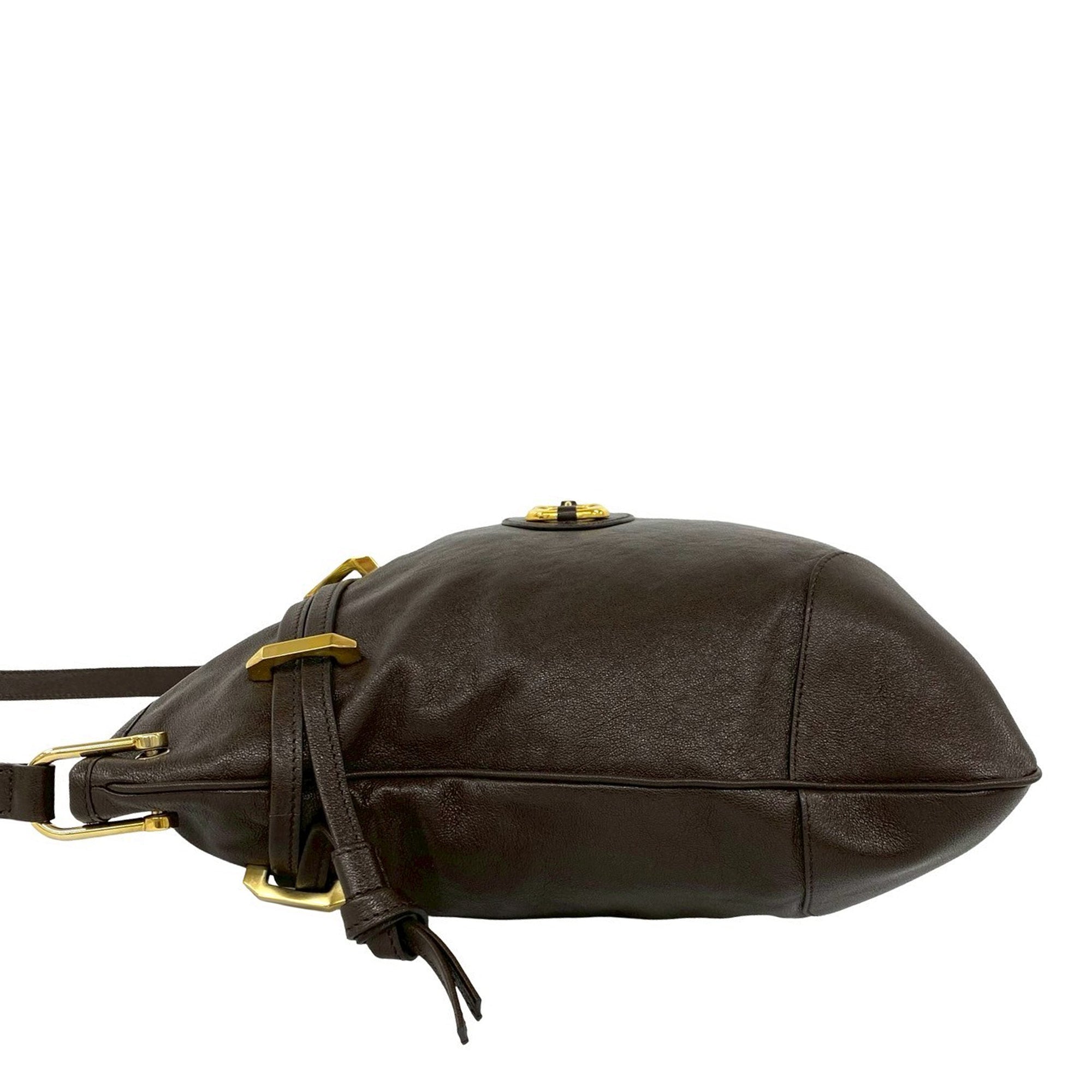 Leather Horsebit 1955 Drawstring Crossbody - Image 8