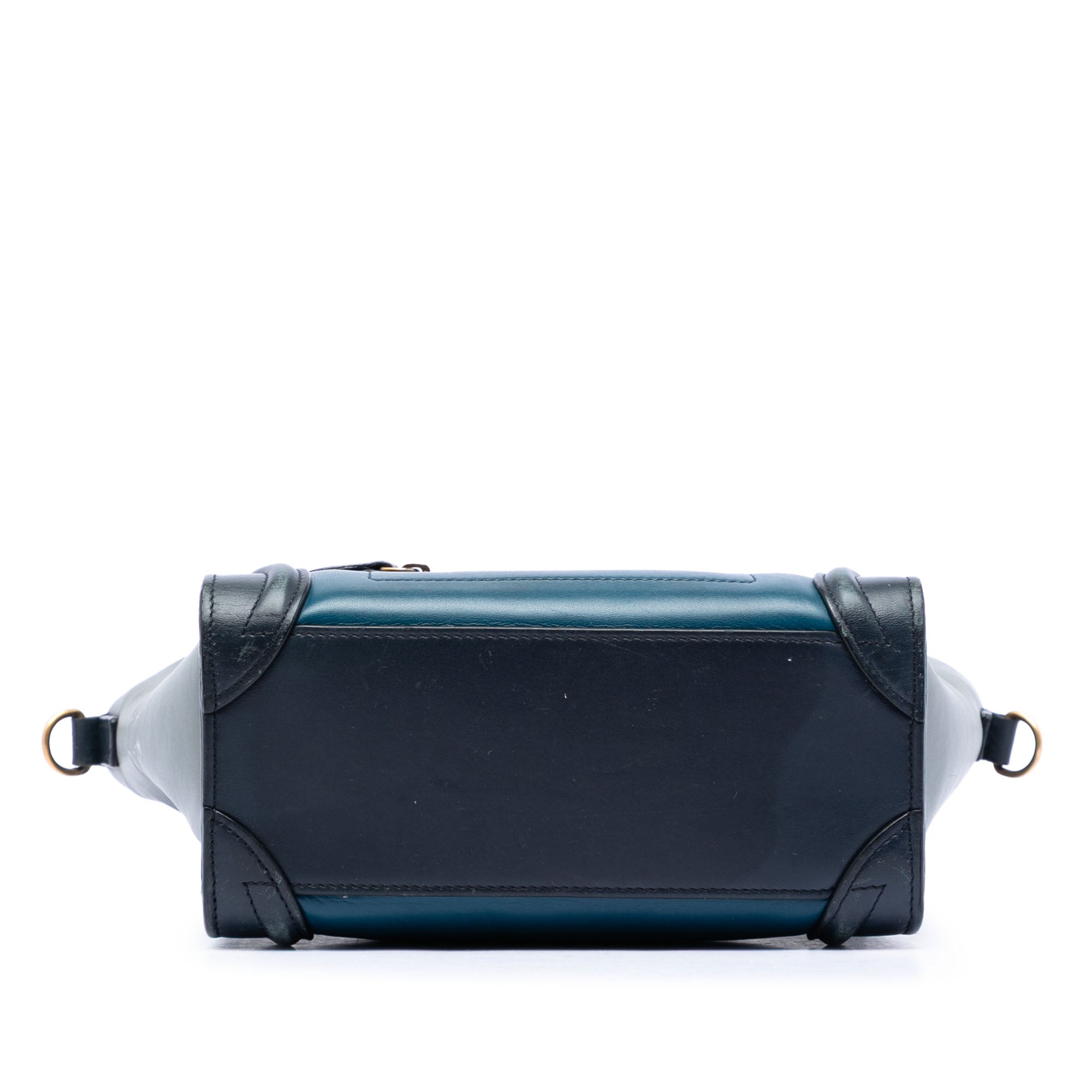 Nano Tricolor Leather Luggage Tote - Image 3