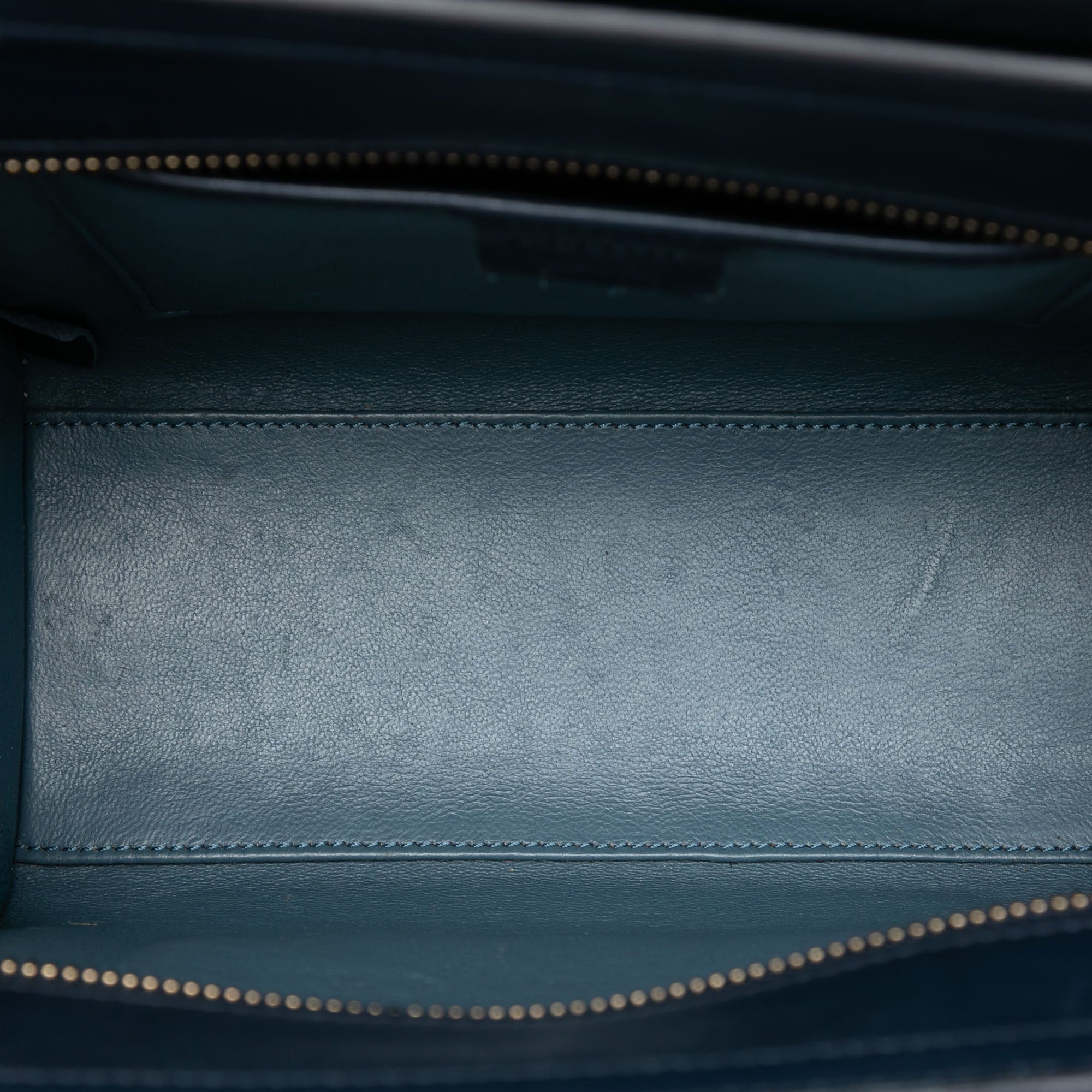 Nano Tricolor Leather Luggage Tote - Image 4