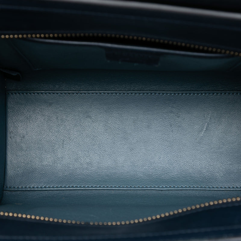 Nano Tricolor Leather Luggage Tote - Image 4