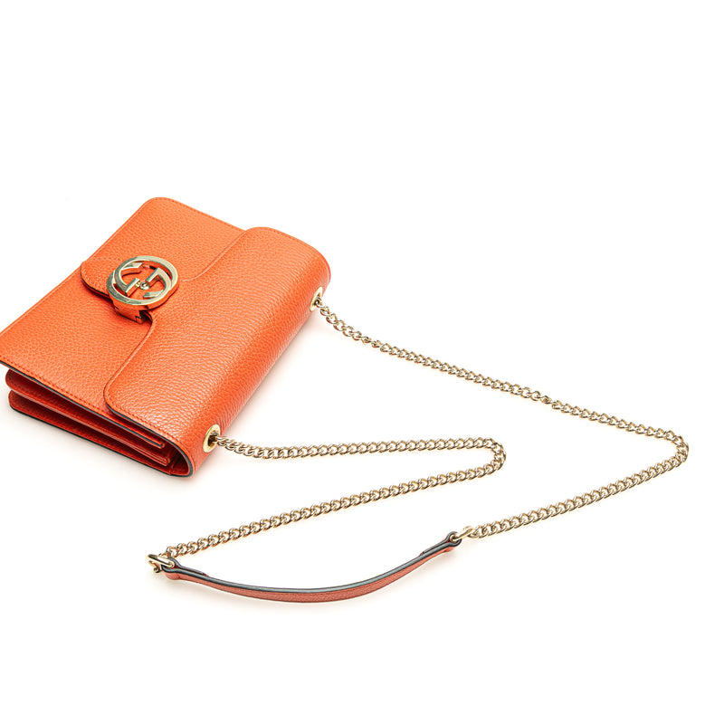 Small Dollar Calfskin Interlocking G Crossbody - Image 13
