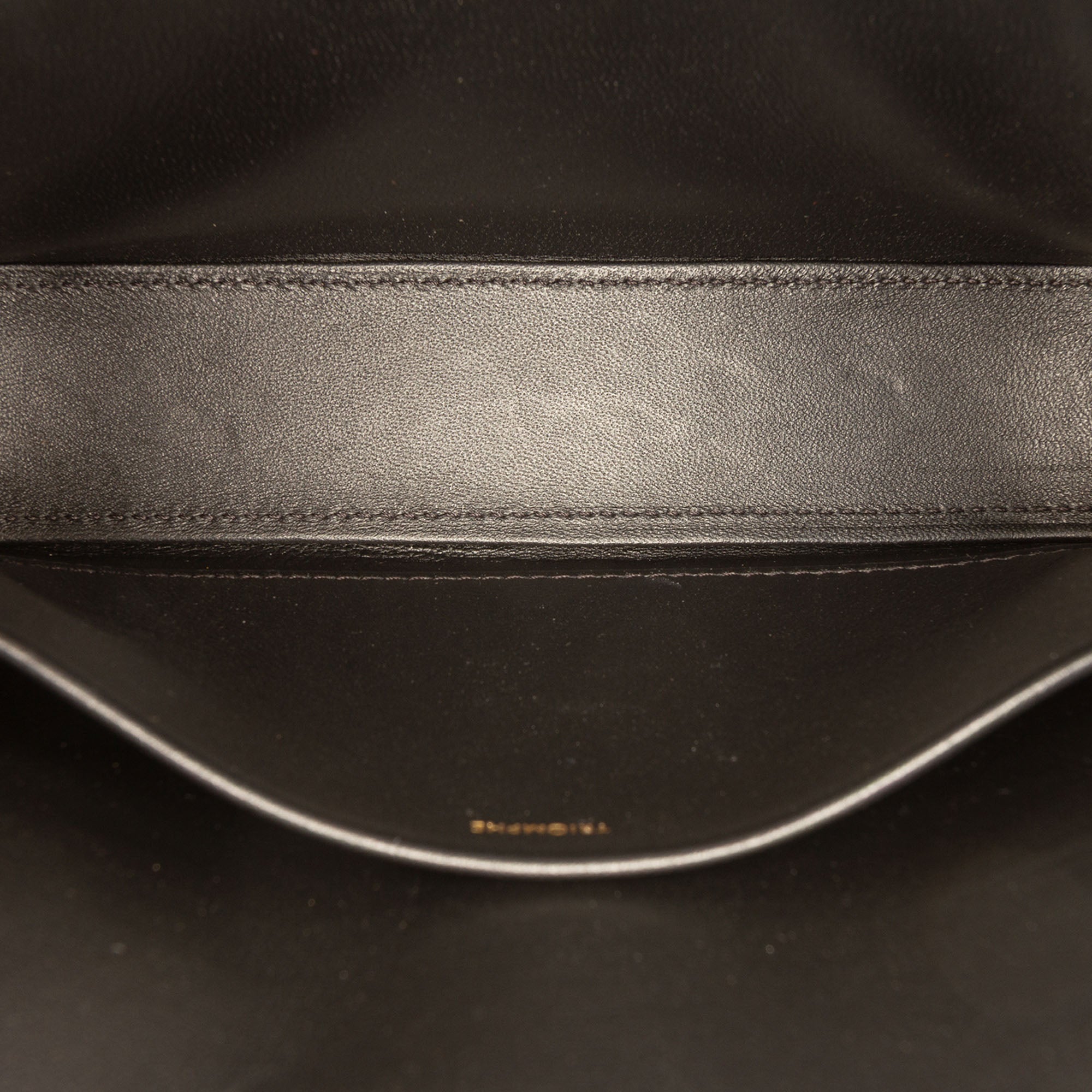 Shiny Calfskin Triomphe Claude Shoulder Bag - Image 4