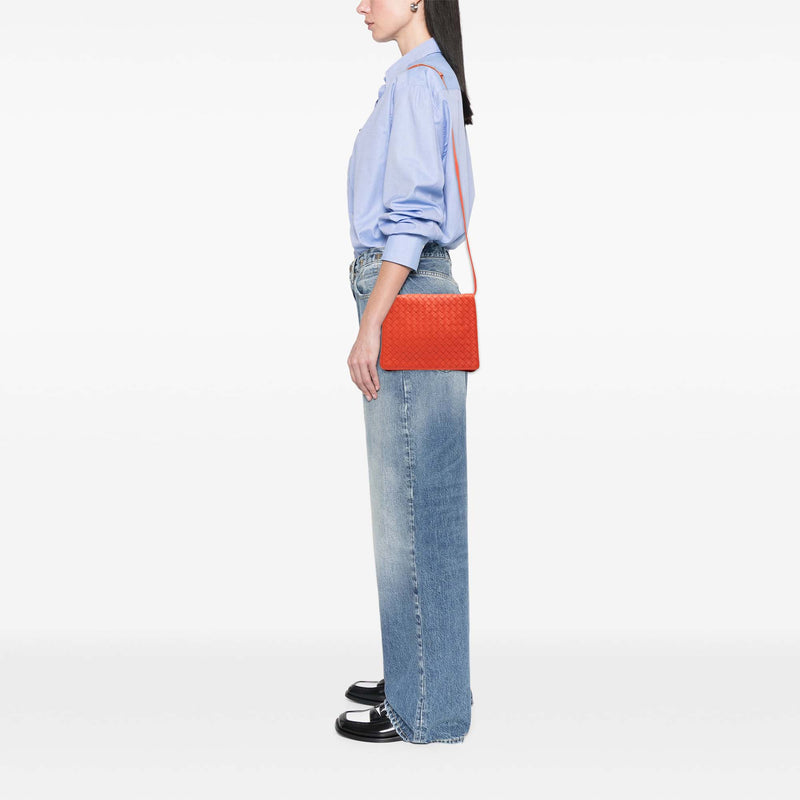 Nappa Intrecciato Flap Crossbody - Image 6