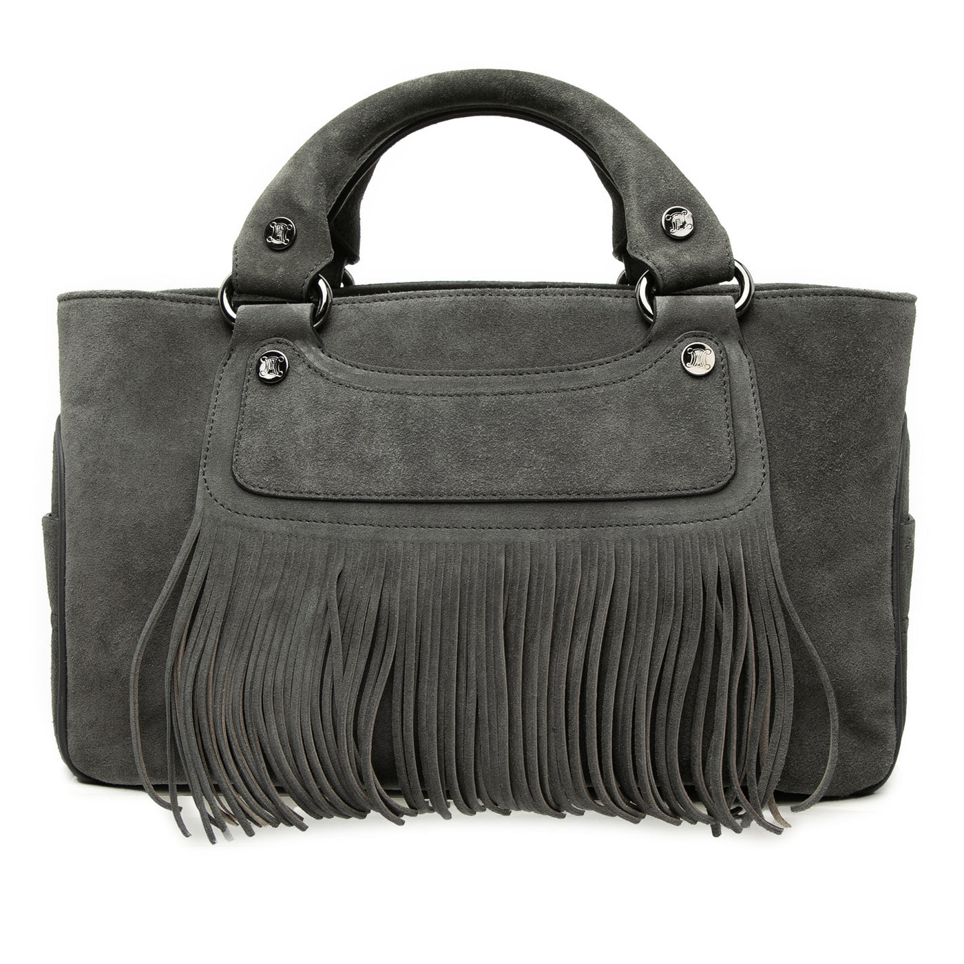 Suede Boogie Fringe Handbag - Image 1