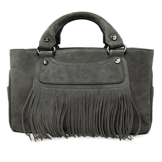 Suede Boogie Fringe Handbag - Image 1
