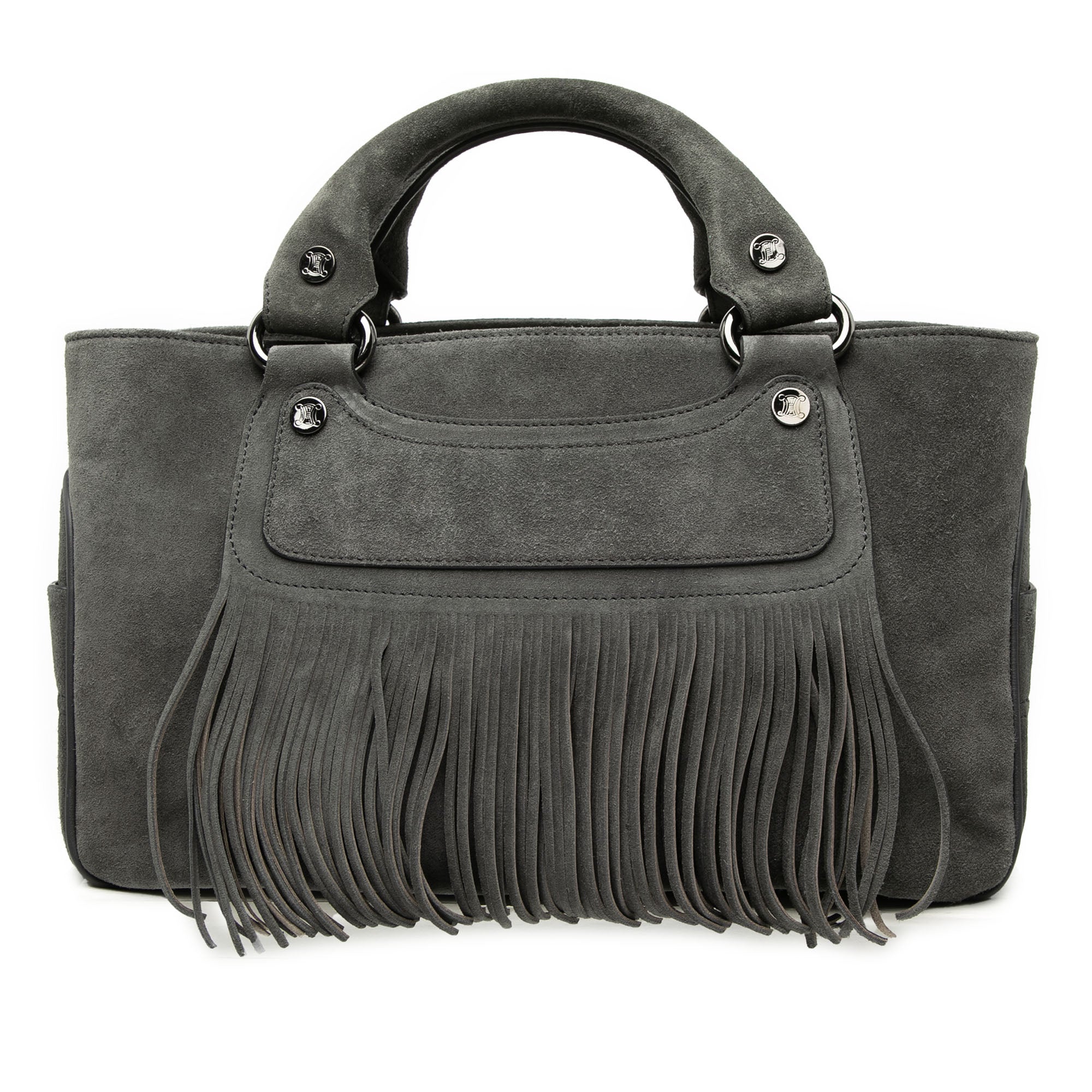 Suede Boogie Fringe Handbag - Image 1