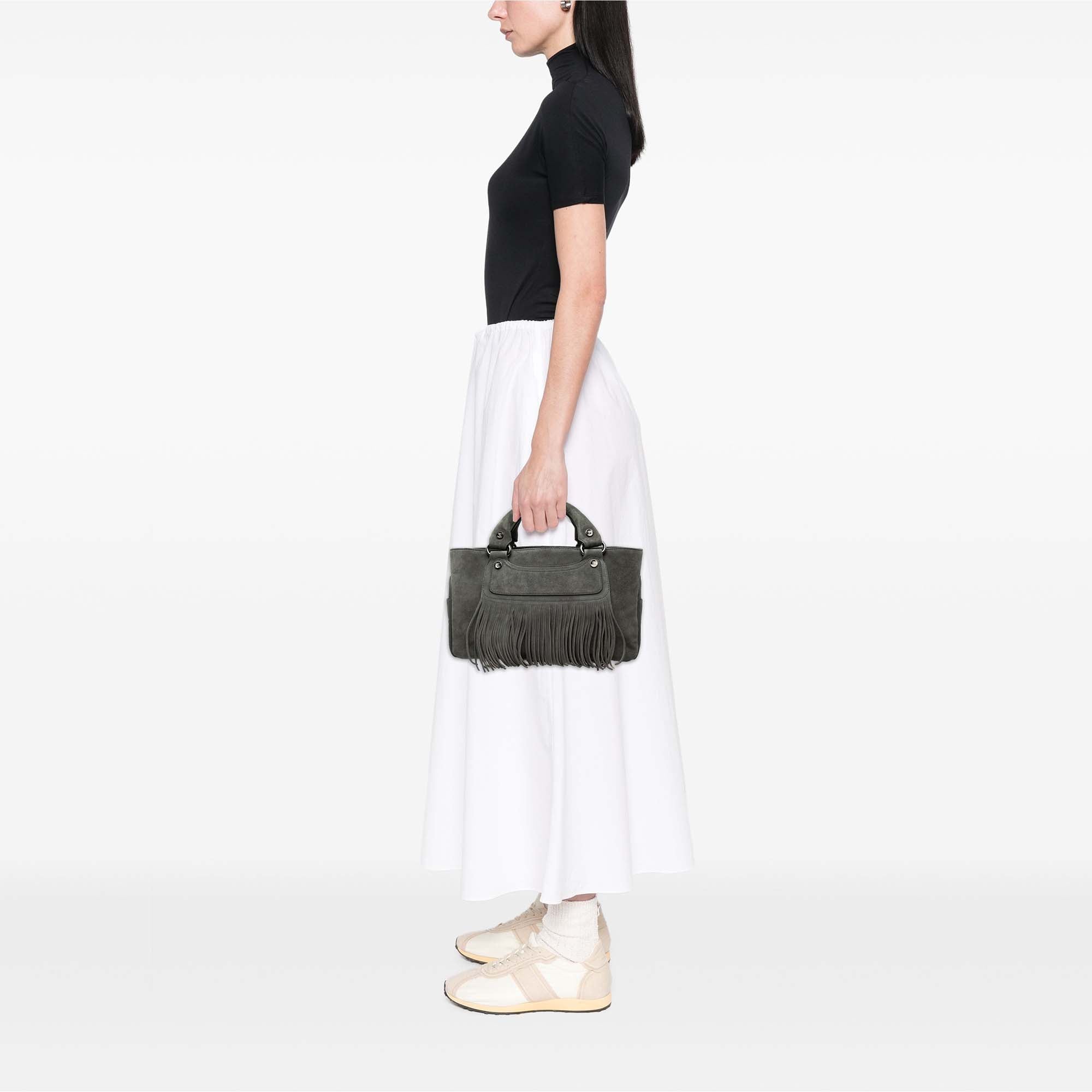 Suede Boogie Fringe Handbag - Image 7