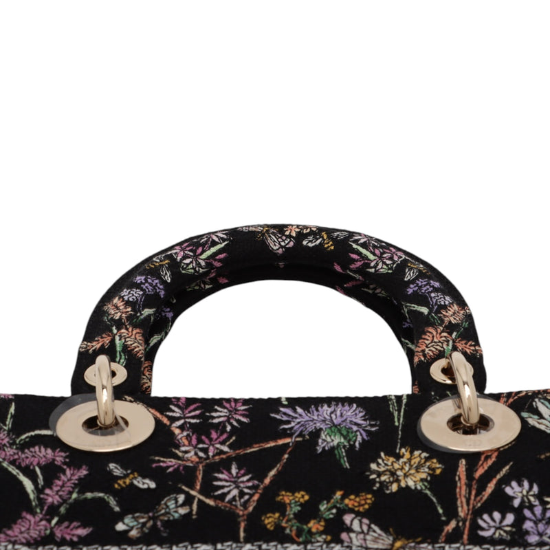Medium Embroidered Canvas Herbarium Lady D Lite - Image 8