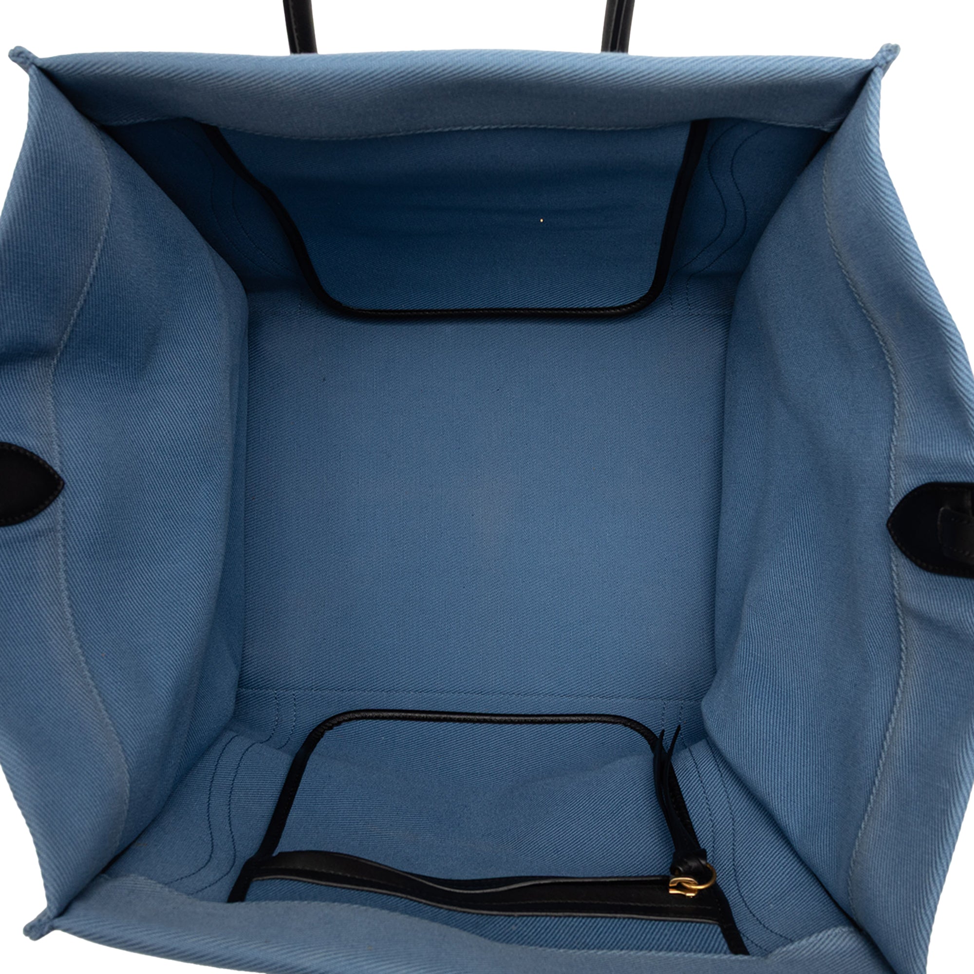 Medium Denim Phantom Luggage Tote - Image 4