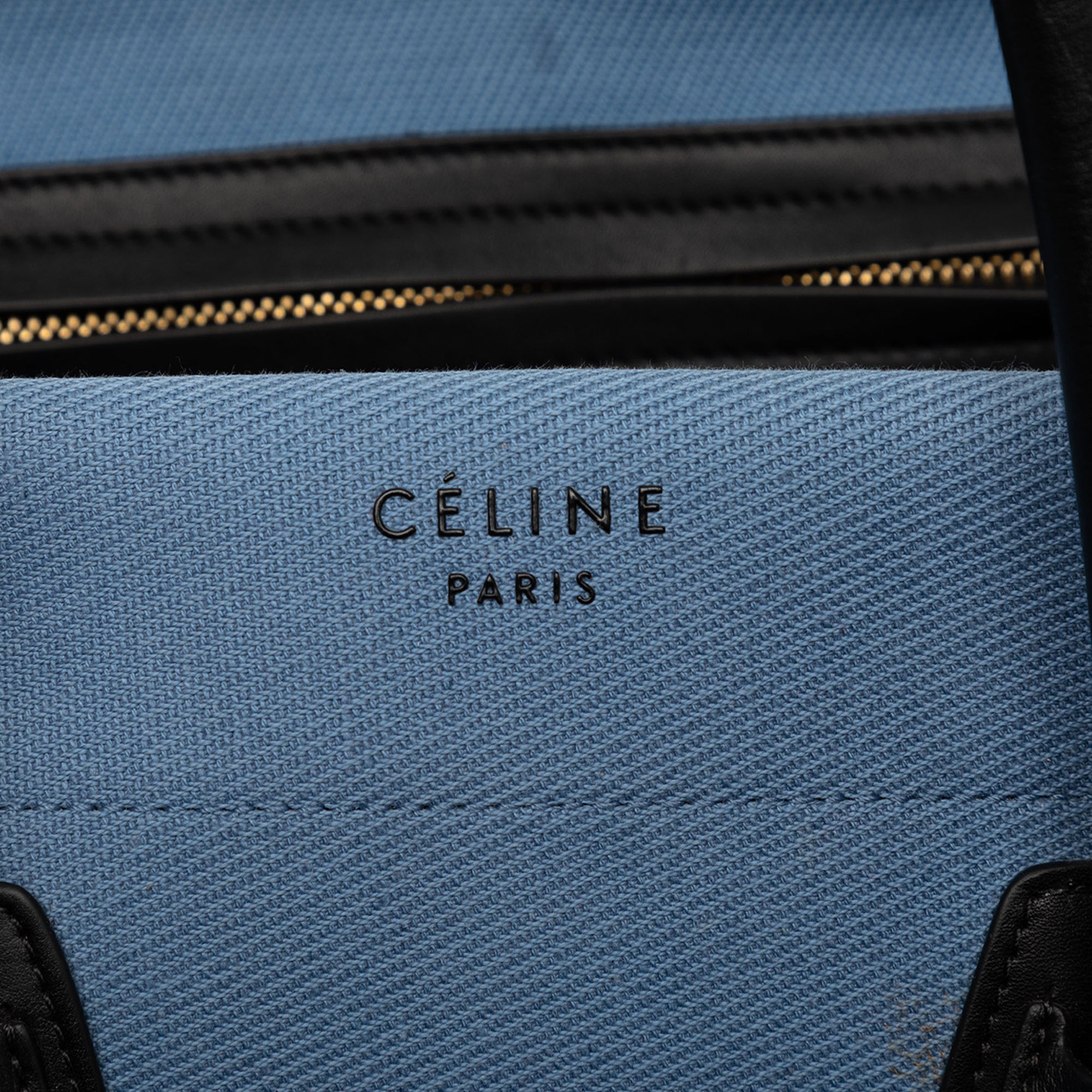Medium Denim Phantom Luggage Tote - Image 5