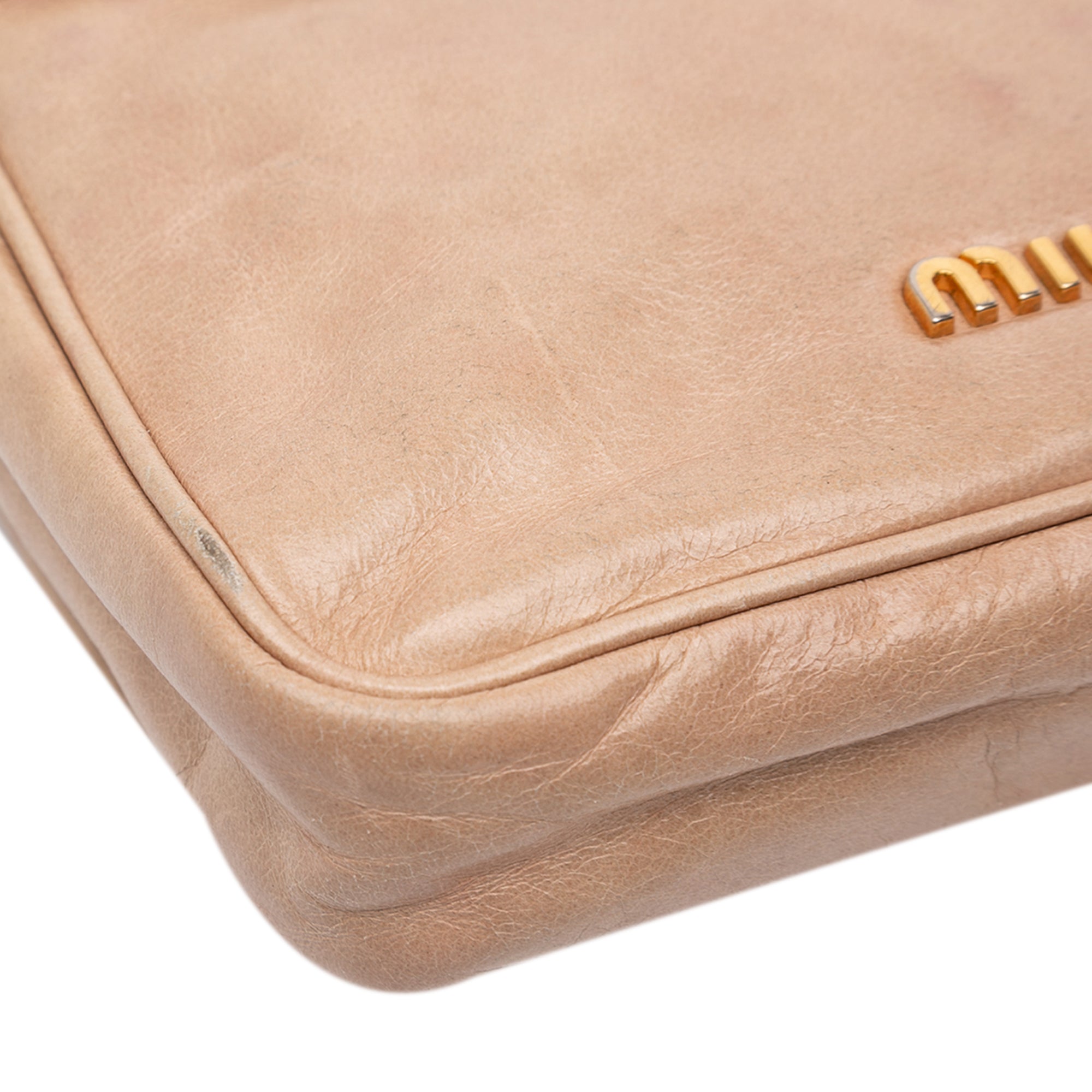 Quilted Leather Push Lock Flap - Image 8