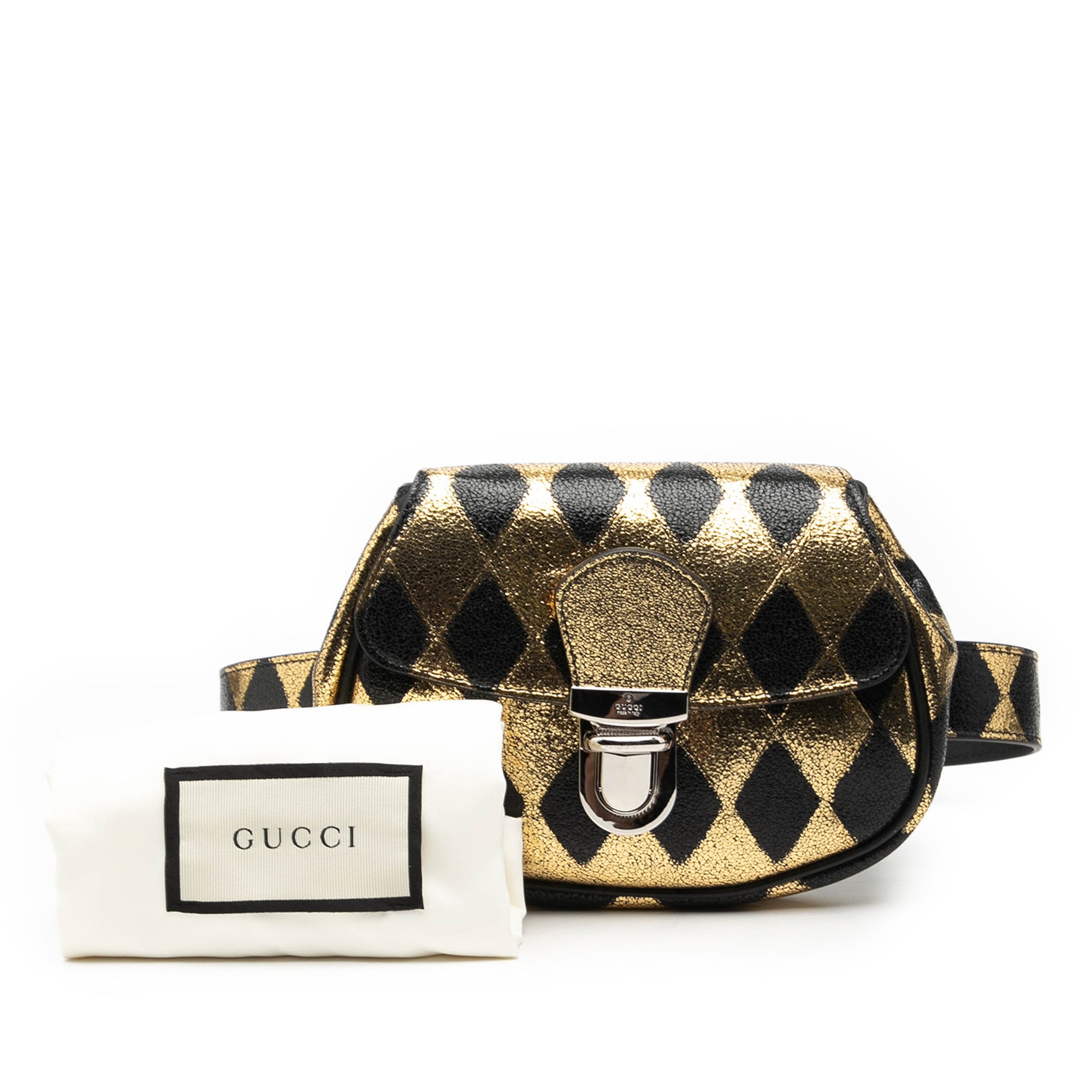 Metallic Calfskin Belt Bag - Image 9