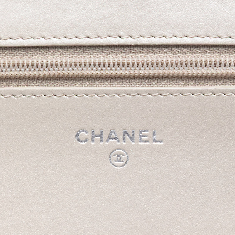Quilted Patent Boy Wallet on Chain - Image 5