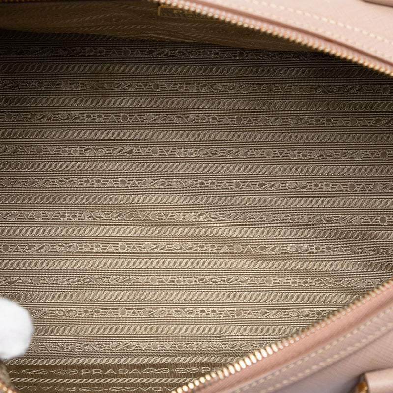 Saffiano Lux Convertible Bowler Bag - Image 4
