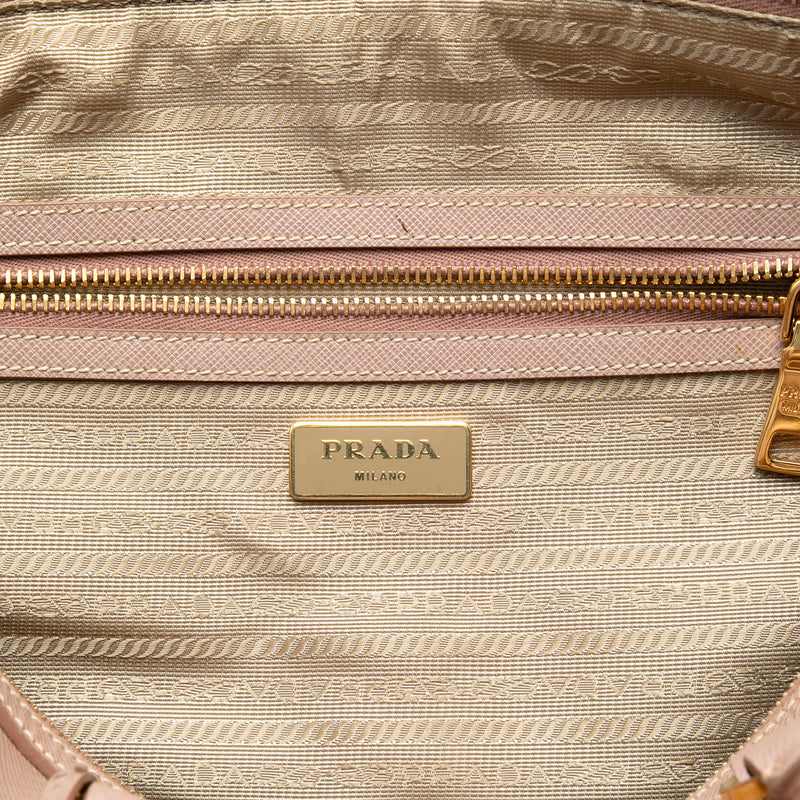 Saffiano Lux Convertible Bowler Bag - Image 5