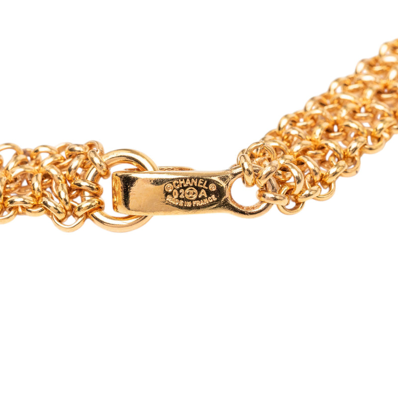 Gold Plated Double Chain Necklace - Image 3