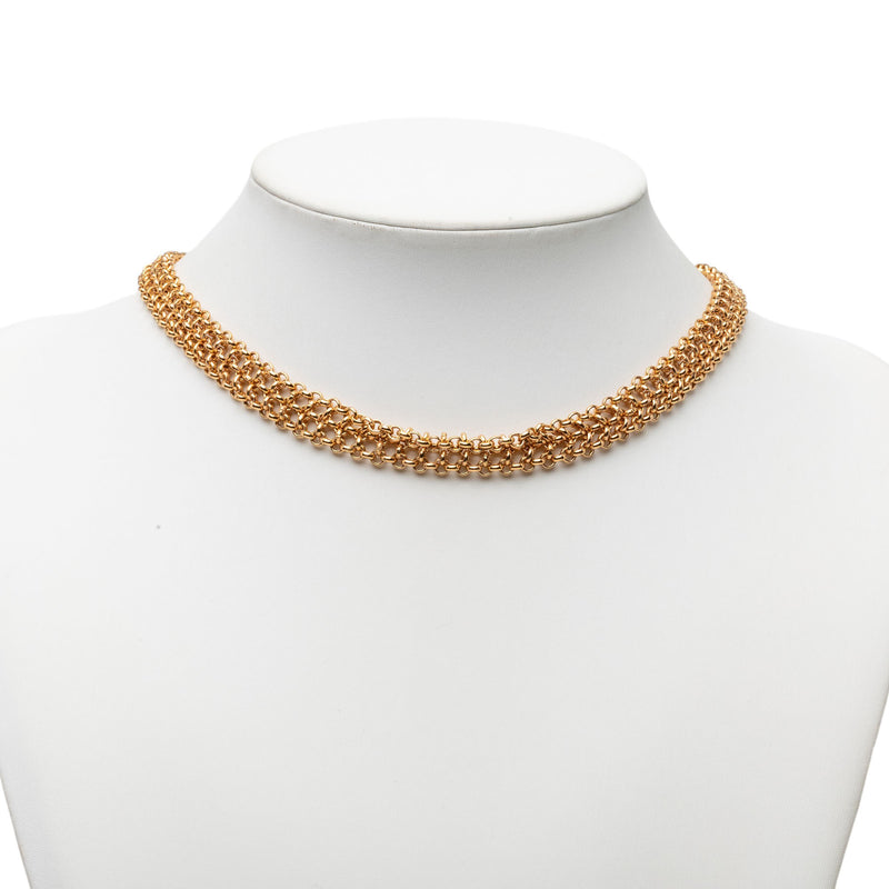 Gold Plated Double Chain Necklace - Image 5