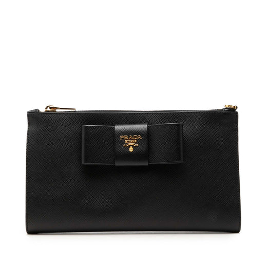 Saffiano Bow Clutch - Image 1