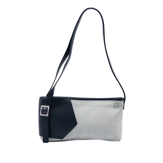 Suede Anagram Switching Shoulder Bag - Image 1
