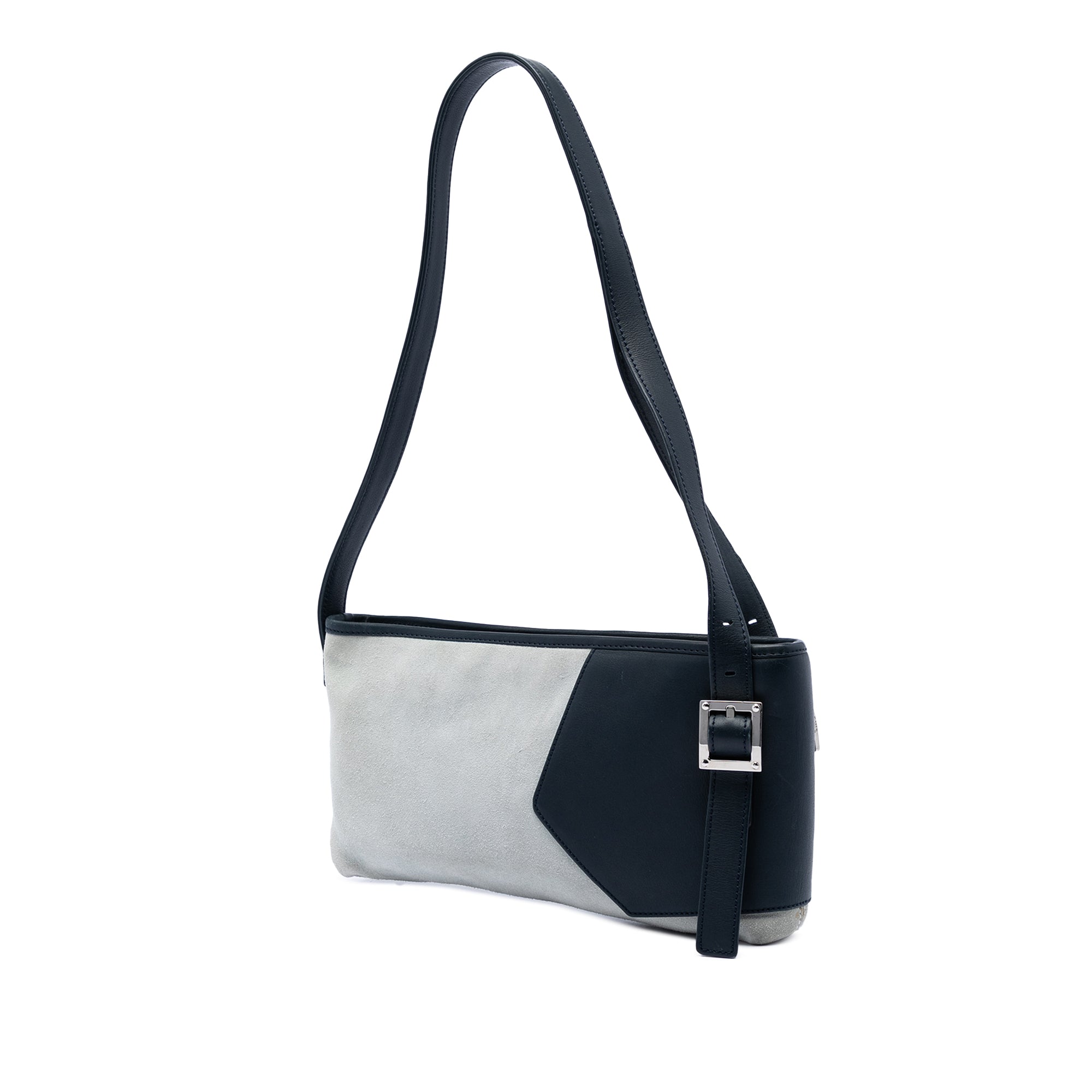 Suede Anagram Switching Shoulder Bag - Image 2