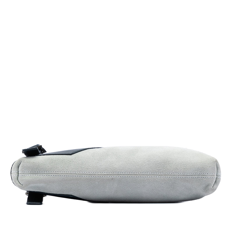 Suede Anagram Switching Shoulder Bag - Image 3