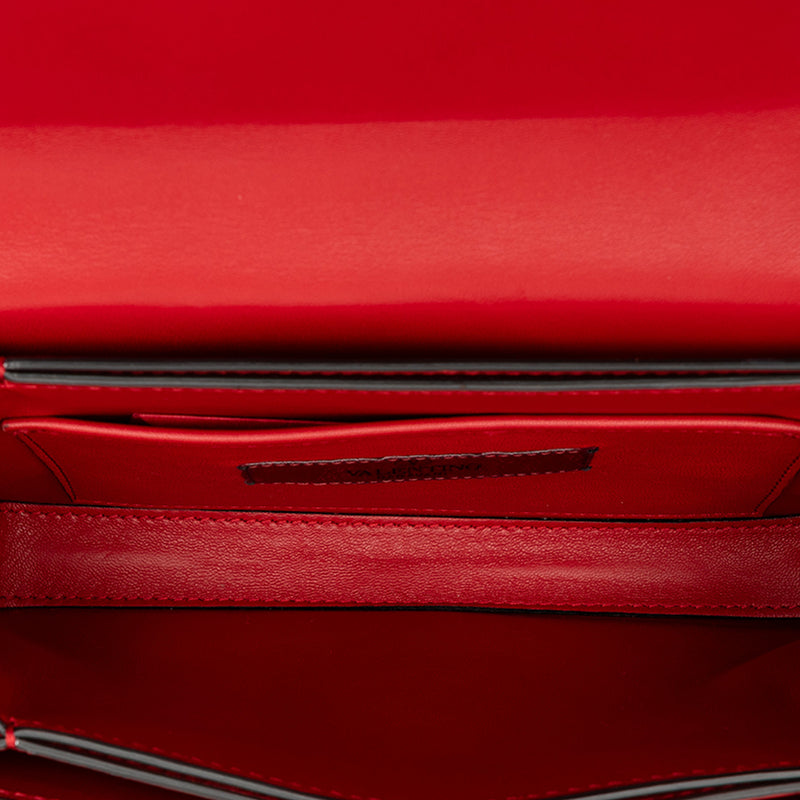 Leather Rockstud Turnlock Chain Crossbody - Image 4