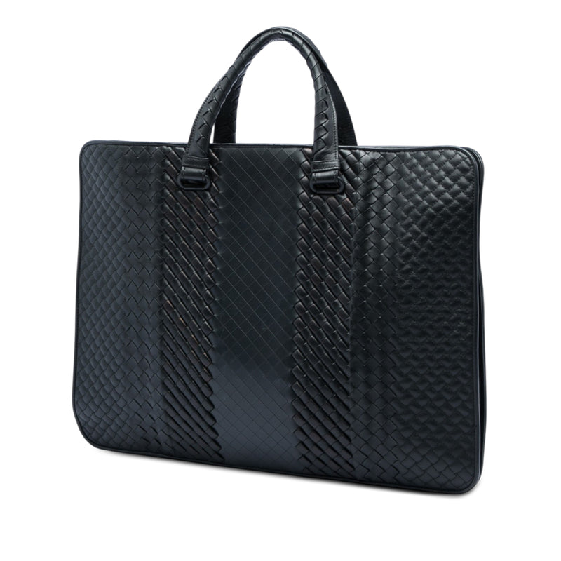 Nappa Intrecciato Club Fume Briefcase - Image 2