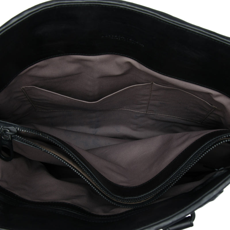 Nappa Intrecciato Club Fume Briefcase - Image 4