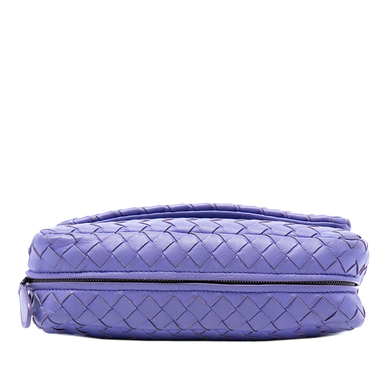 Mini Nappa Intrecciato Expandable Chain Flap Crossbody - Image 3