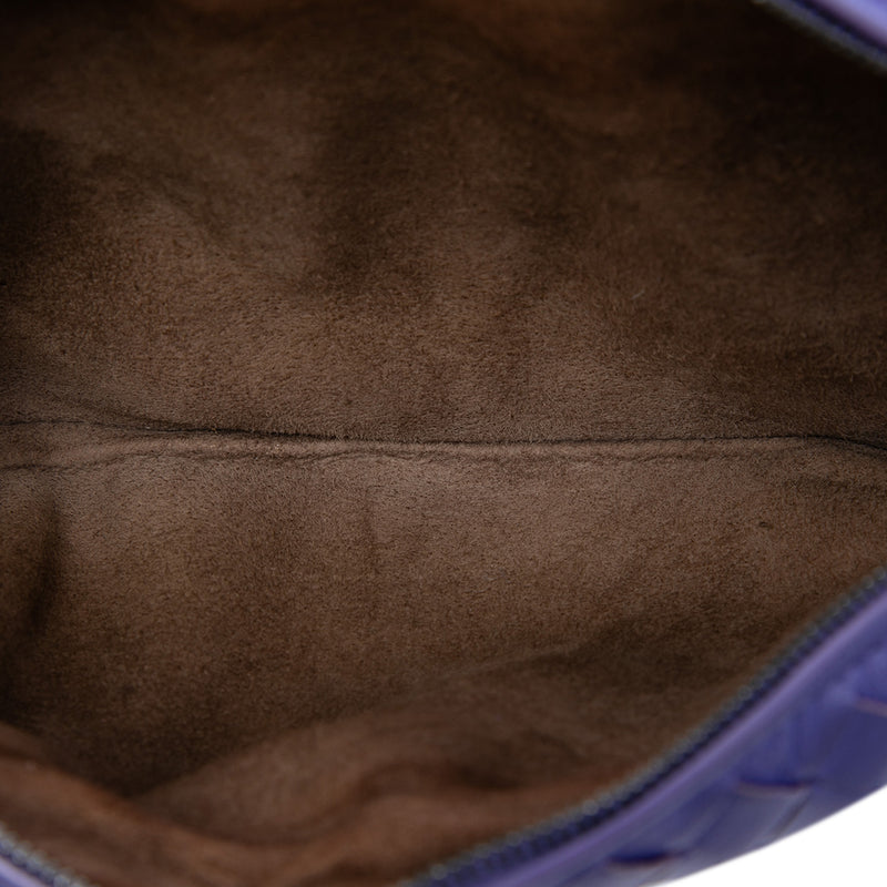 Mini Nappa Intrecciato Expandable Chain Flap Crossbody - Image 4