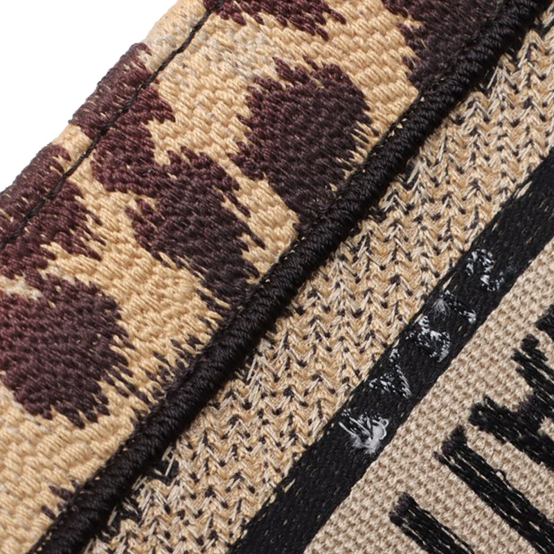 Mizza Small Embroidered Canvas Leopard DiorCamp Messenger Bag - Image 5