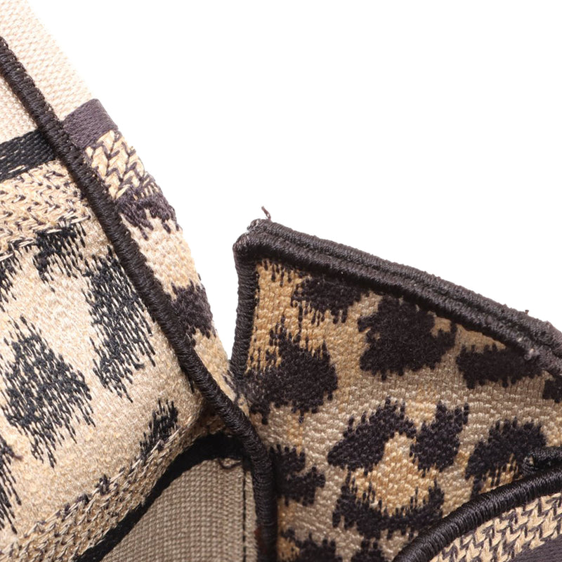 Mizza Small Embroidered Canvas Leopard DiorCamp Messenger Bag - Image 6