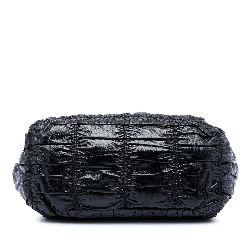 Vernice Gaufre Resin Chain Shopping Tote - Image 3
