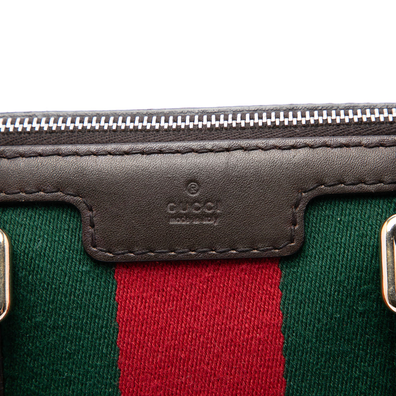 Medium GG Canvas Web Joy Boston Bag - Image 5