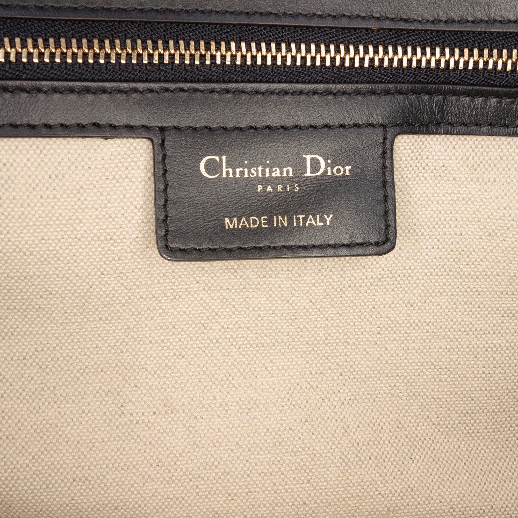 Medium Leather Dior Vibe Zip Bowling Bag - Image 5