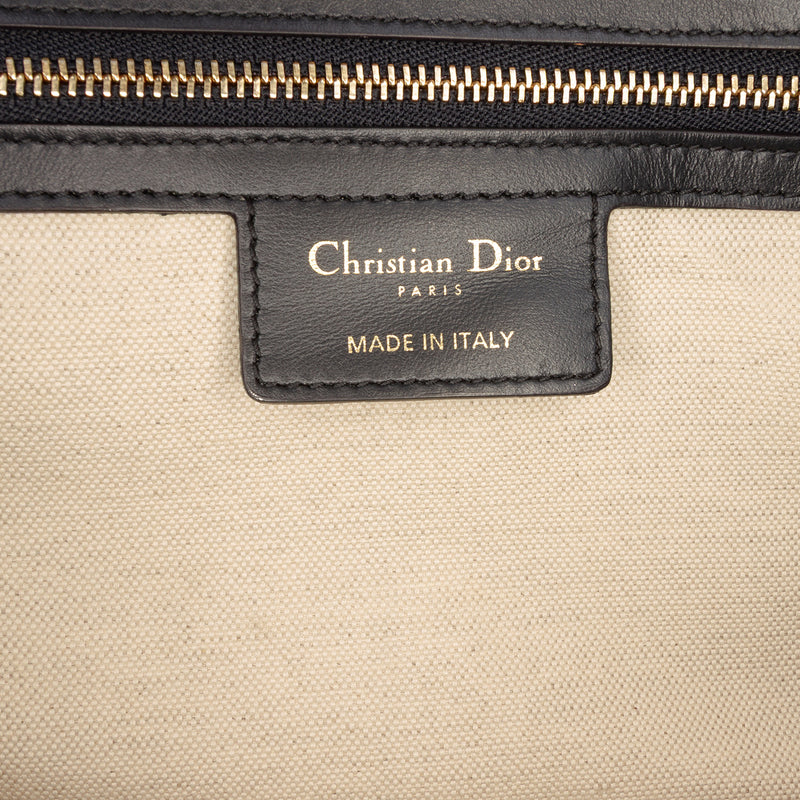 Medium Leather Dior Vibe Zip Bowling Bag - Image 5