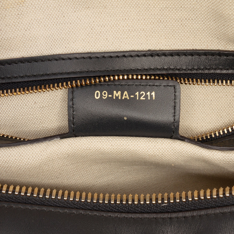 Medium Leather Dior Vibe Zip Bowling Bag - Image 6