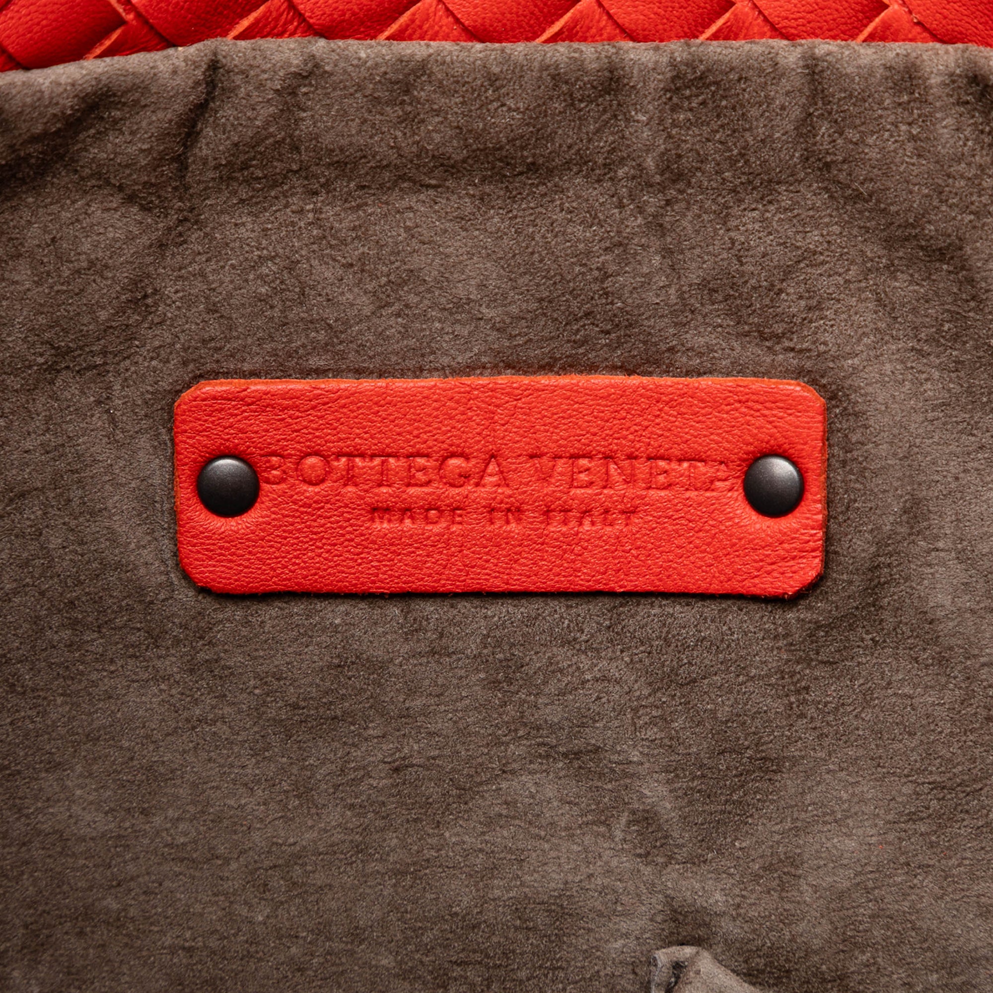 Nappa Intrecciato Fold Over Satchel - Image 5